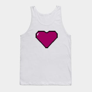 Pixel heart Tank Top